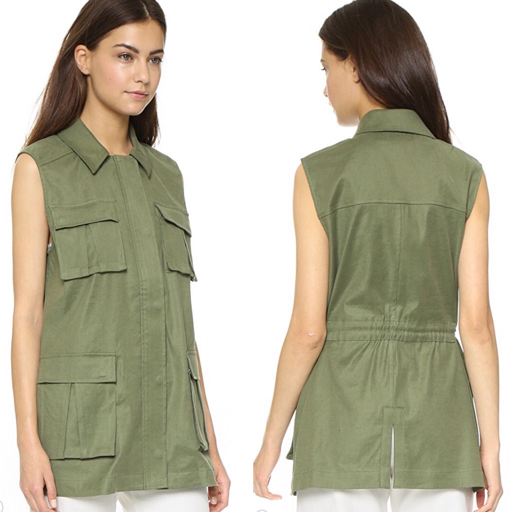 Elizabeth & James Nikki Cargo Vest Xs
